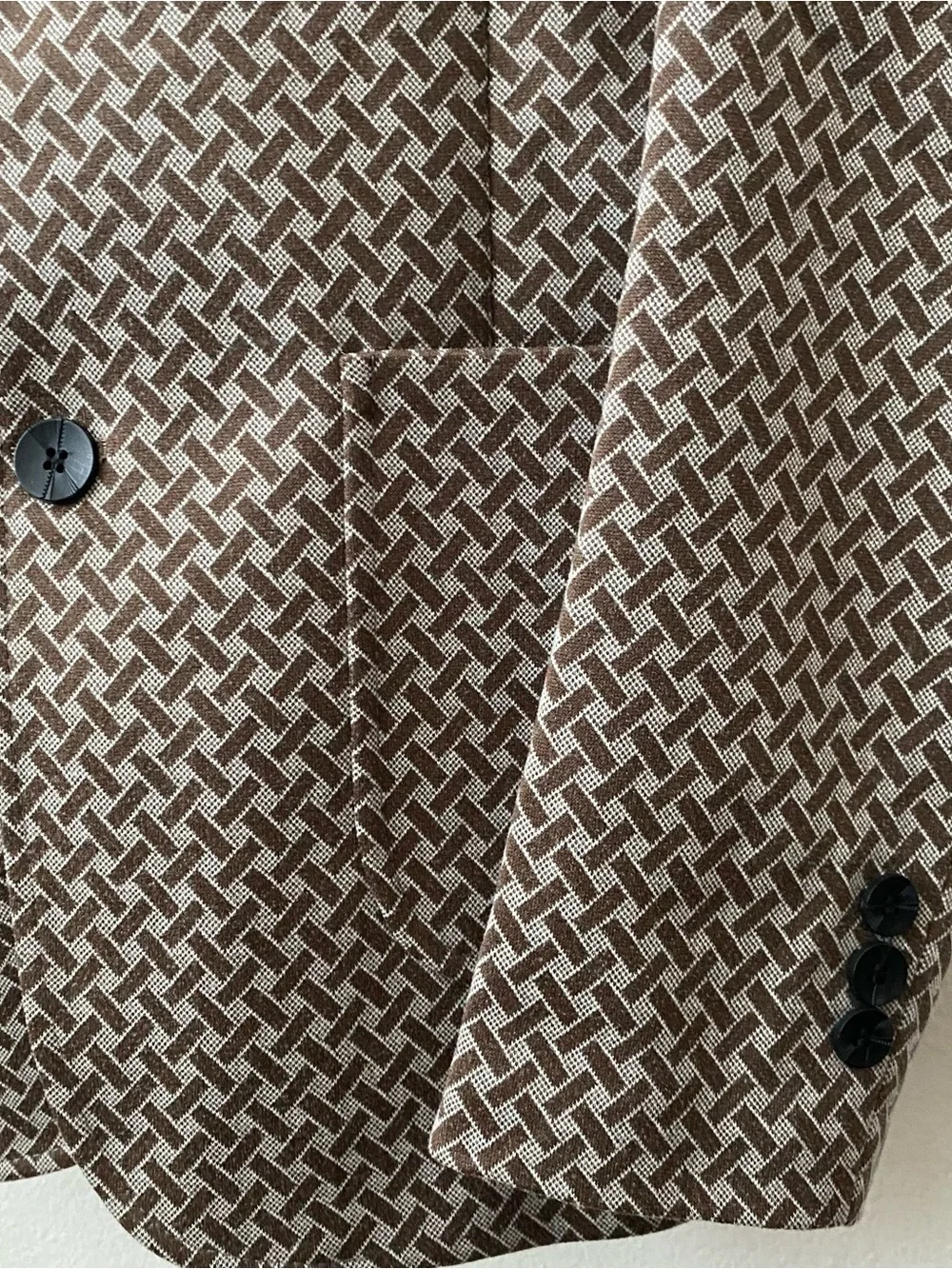 WeVar, Men’s Two Button Patch Pocket Blazer Office Wedding